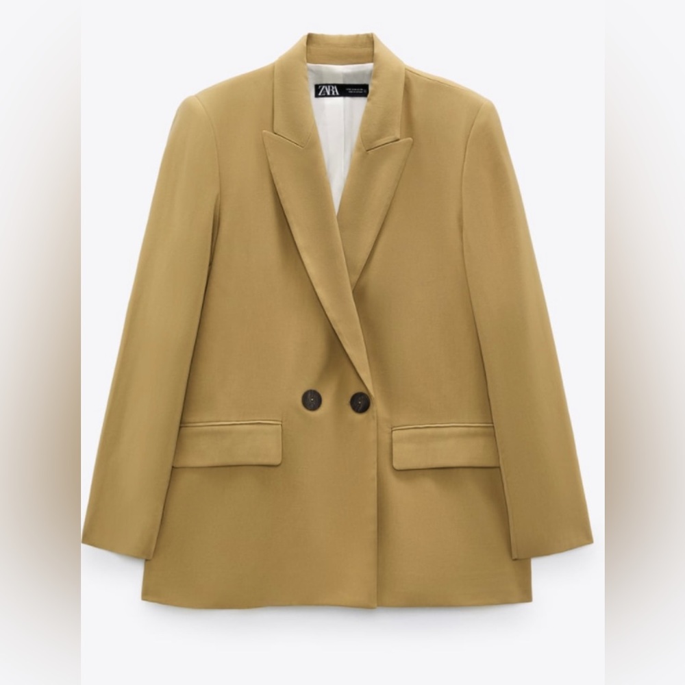 Zara oversized double breasted blazer